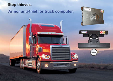 Truck and anti-theft armor